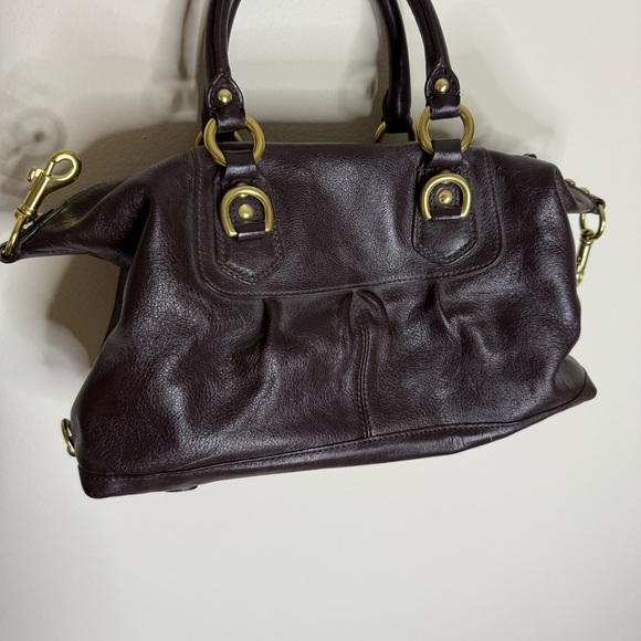 Vintage brown coach leather shoulder bag - Picture 2 of 5